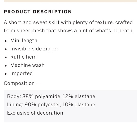 NWT Victoria’s Secret Ruched Mini Skirt - Picture 5 of 6